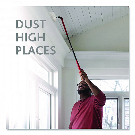 Flex and Catch Duster Heavy-Duty Refills, Polyester, White, 5/Pack (172172PK)