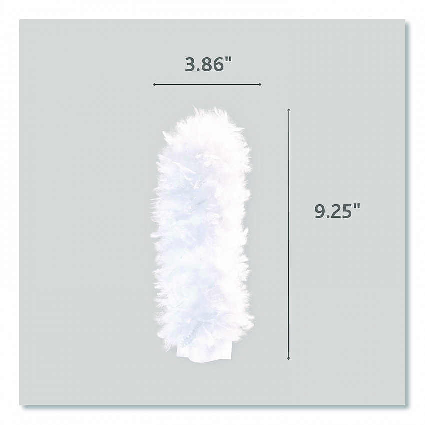 Flex and Catch Duster Heavy-Duty Refills, Polyester, White, 5/Pack, 4 Packs/Carton (172172CT)