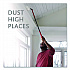 Flex and Catch Heavy-Duty Dusting Kit, 1 Duster Wand and 3 Refills, 6/Carton (172148CT)