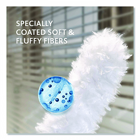Flex and Catch Heavy-Duty Dusting Kit, 1 Duster Wand and 3 Refills, 6/Carton (172148CT)