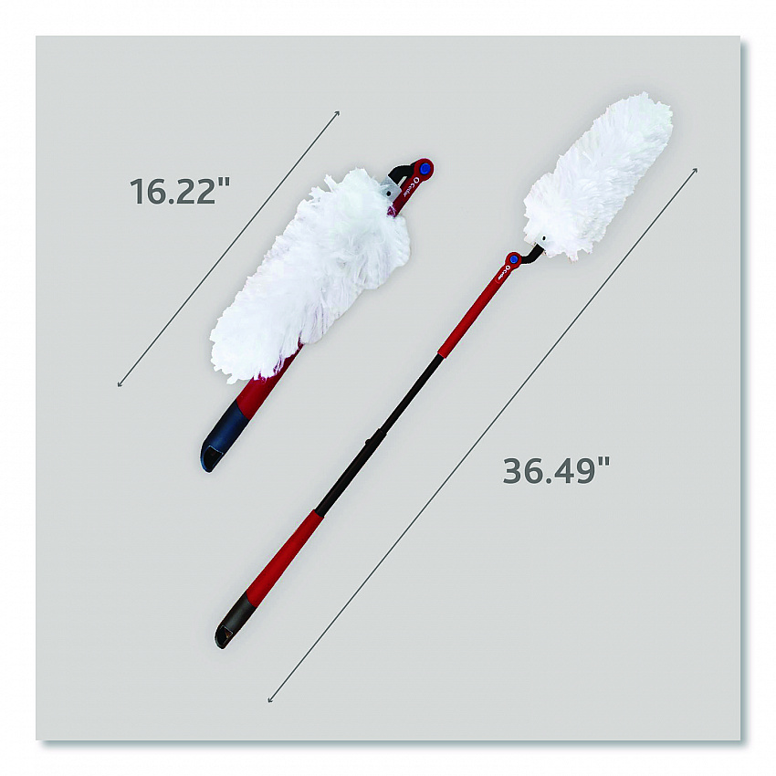 Flex and Catch Heavy-Duty Dusting Kit, 1 Duster Wand and 3 Refills, 6/Carton (172148CT)