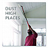 Flex and Catch Duster Heavy-Duty Refills, Polyester, White, 10/Pack, 4 Packs/Carton (172170CT)