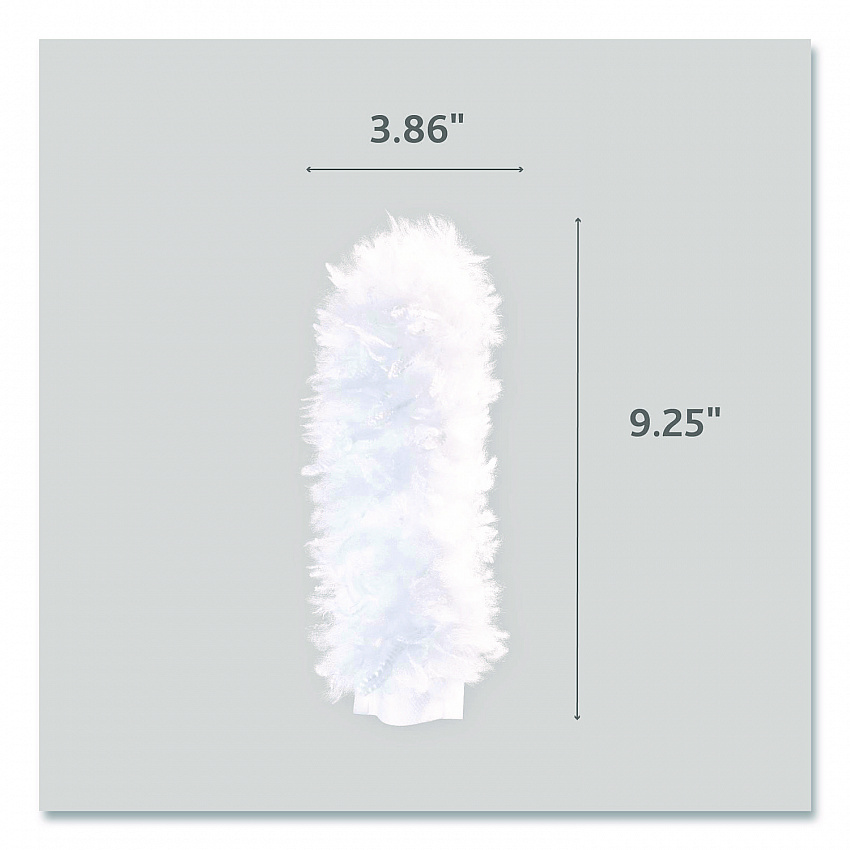 Flex and Catch Duster Heavy-Duty Refills, Polyester, White, 10/Pack, 4 Packs/Carton (172170CT)
