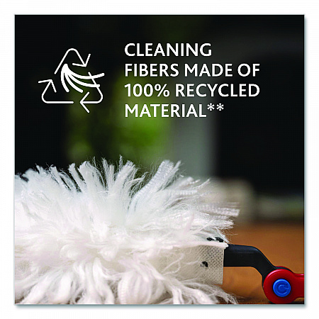 Flex and Catch Duster Heavy-Duty Refills, Polyester, White, 10/Pack, 4 Packs/Carton (172170CT)