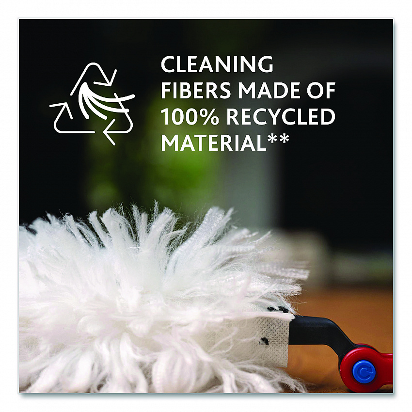 Flex and Catch Duster Heavy-Duty Refills, Polyester, White, 10/Pack, 4 Packs/Carton (172170CT)