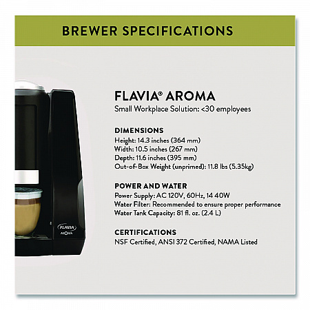 Aroma Single Cup Brewer, Black (18000564)