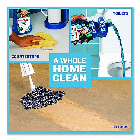 Mr. Clean Multipurpose Cleaning Solution, Unstopables Fresh Scent, 64 oz Bottle (10720)