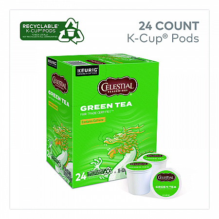 Green Tea K-Cups, 24/Box (14734)