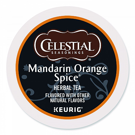 Mandarin Orange Spice Herb Tea, 0.13 oz K-Cups, 24/Box (14735)