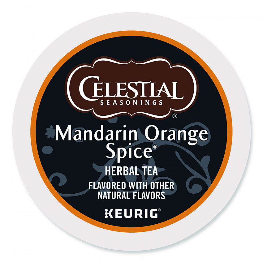 Mandarin Orange Spice Herb Tea, 0.13 oz K-Cups, 24/Box (14735)
