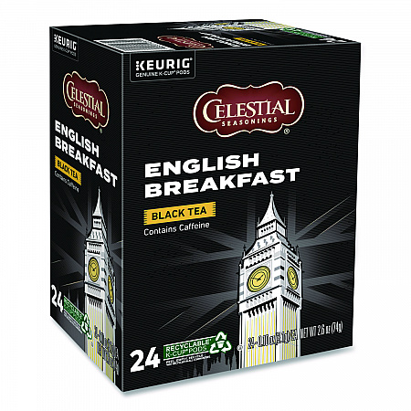 English Breakfast Black Tea K-Cups, 96/Carton (14731CT)