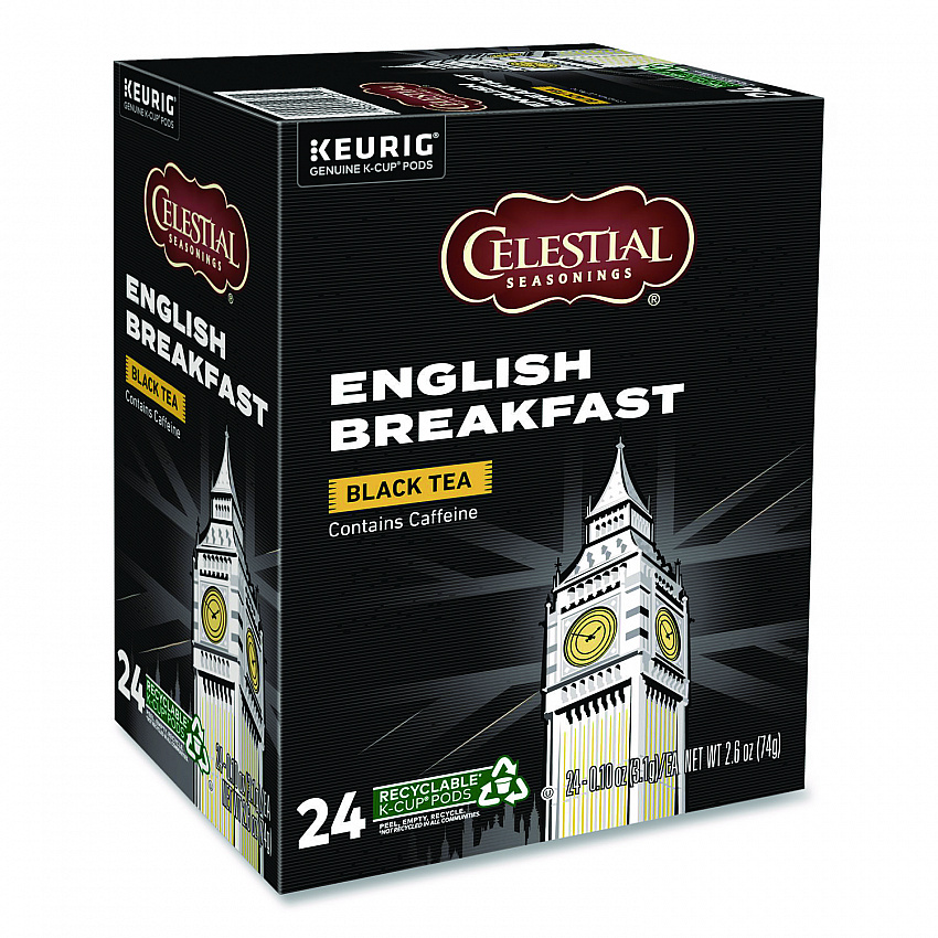 English Breakfast Black Tea K-Cups, 24/Box (14731)