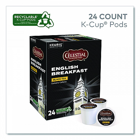 English Breakfast Black Tea K-Cups, 24/Box (14731)