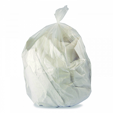 Linear Low-Density Can Liners, 33 gal, 1 mil, 33