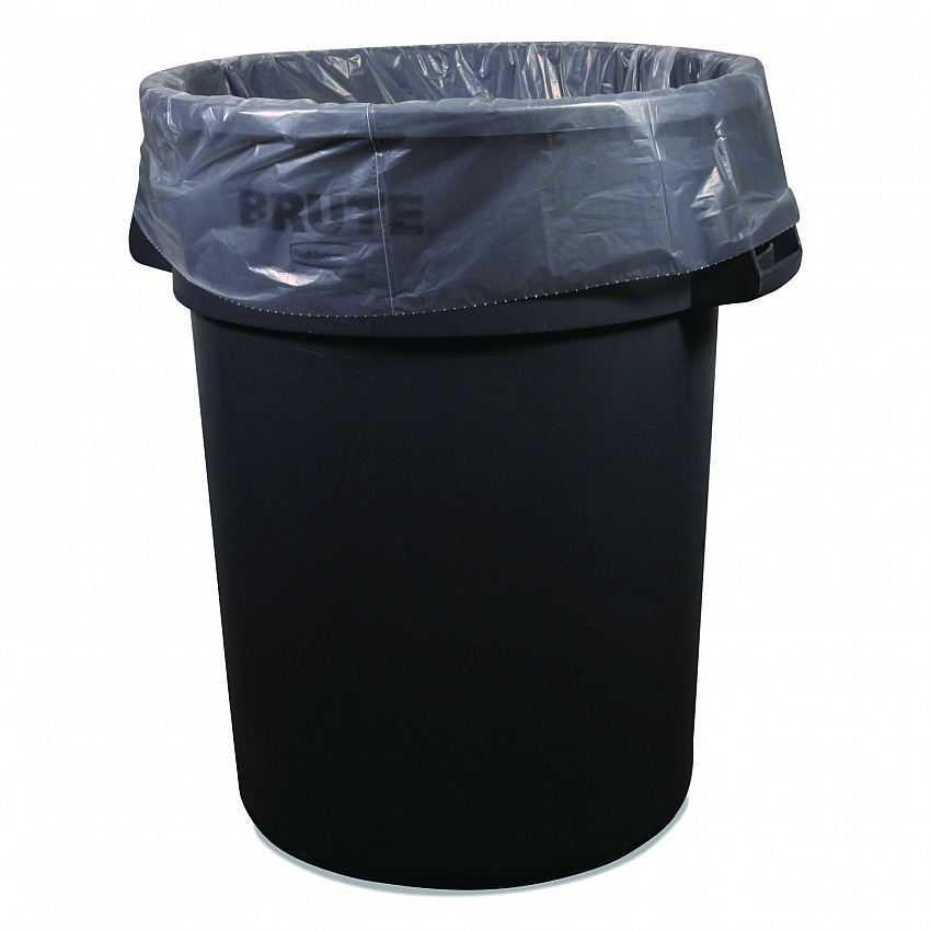 Linear Low-Density Can Liners, 56 gal, 1.1 mil, 46" x 50", Clear, 100/Carton (H9250SC)