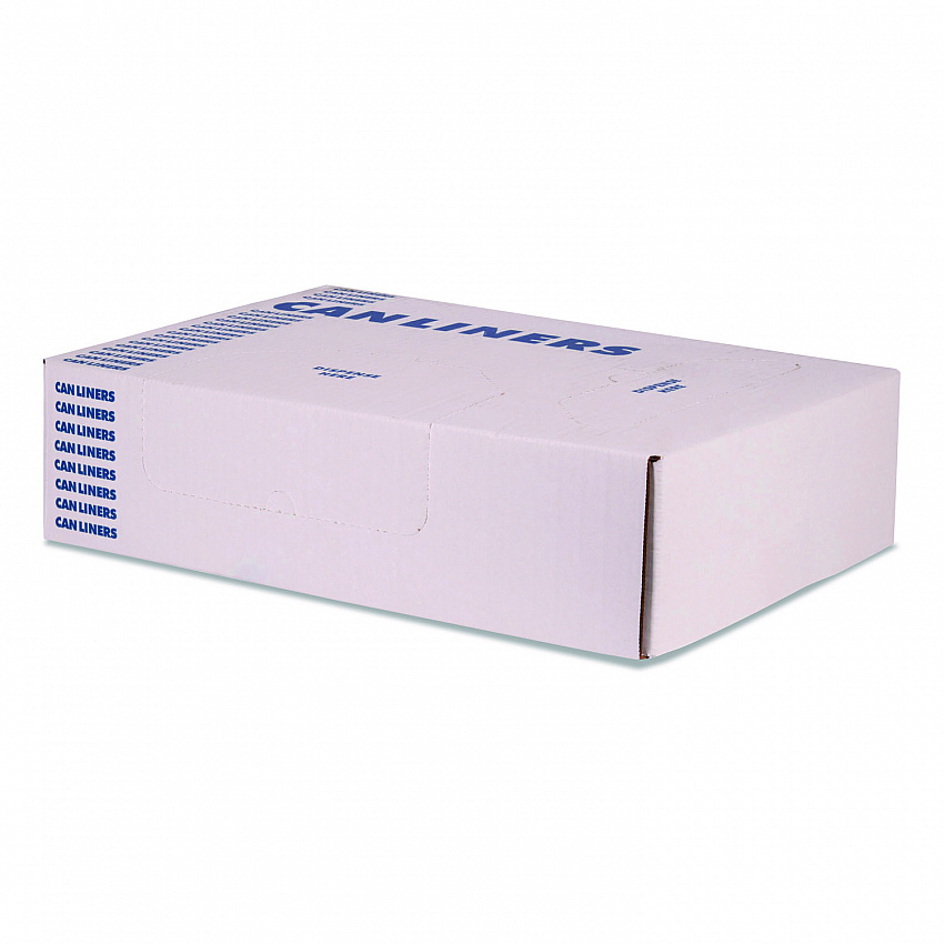 Linear Low Density Can Liners, 56 gal, 1.5 mil, 46' x 50", Black, 100/Carton (H9250AK)