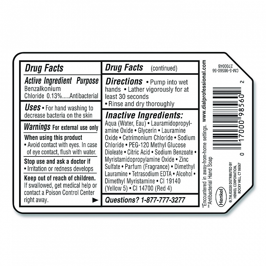 Antibacterial Gold Liquid Hand Soap Refill for Versa Dispenser, Floral Scent, 15 oz, 6/Carton (98561)