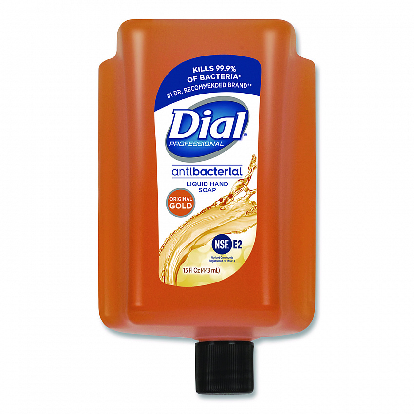 Antibacterial Gold Liquid Hand Soap Refill for Versa Dispenser, Floral Scent, 15 oz, 6/Carton (98561)