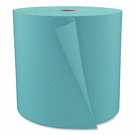 Tuff-Job Spunlace Towels, Blue, Jumbo Roll, 12 x 13, 955/Roll (W600)