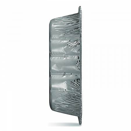 Square Cake Pan, 30 Gauge, 48 oz, 8 x 8 x 1.53, Silver, Aluminum, 200/Carton (30830200)