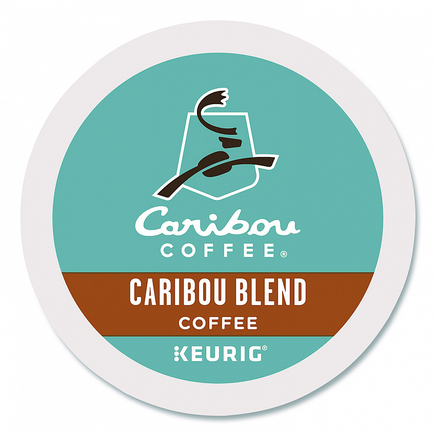 Caribou Blend Coffee K-Cups, 0.4 oz, 44/Box (2124056)
