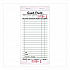 One-Part Guest Check Pad with Perforated Stub, One-Part (No Copies), 3.4 x 6.25, 50 Forms/Pad, 10 Pads/Pack (525SW)