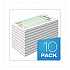 One-Part Guest Check Pad with Perforated Stub, One-Part (No Copies), 3.4 x 6.25, 50 Forms/Pad, 10 Pads/Pack (525SW)