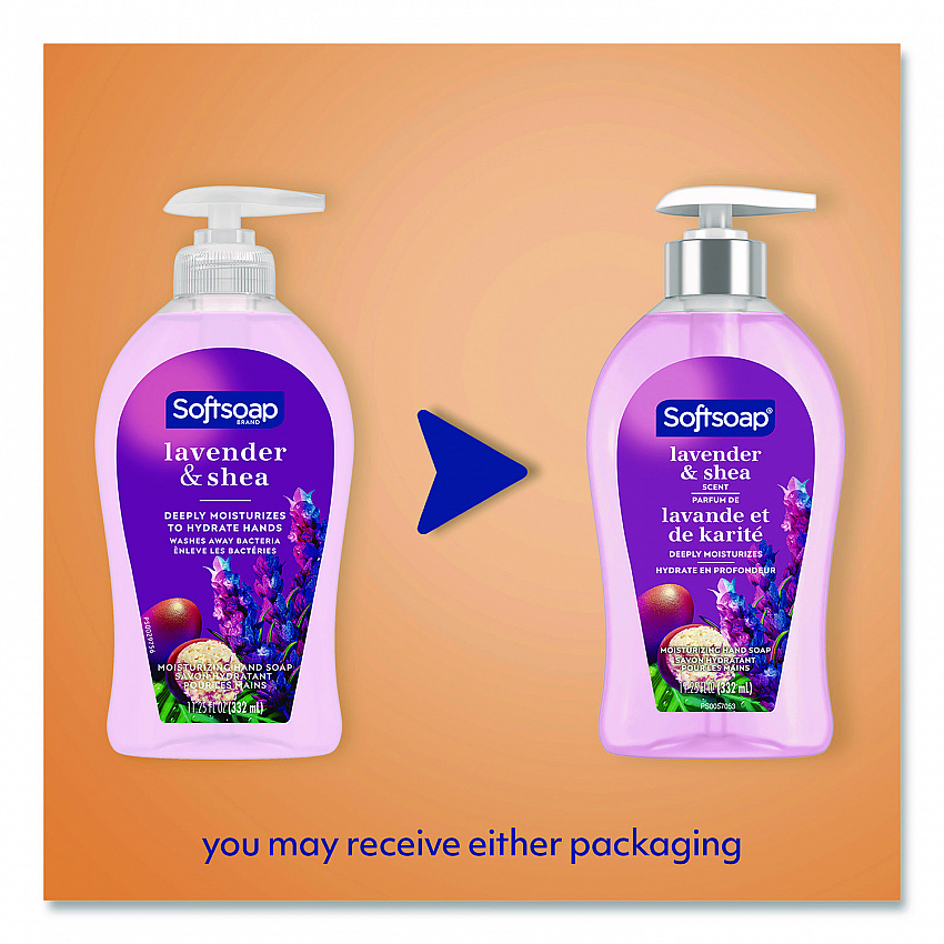 Antibacterial Hand Soap, Lavender and Shea Butter Scent, 11.25 oz (US07058A)