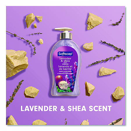 Antibacterial Hand Soap, Lavender and Shea Butter Scent, 11.25 oz (US07058A)