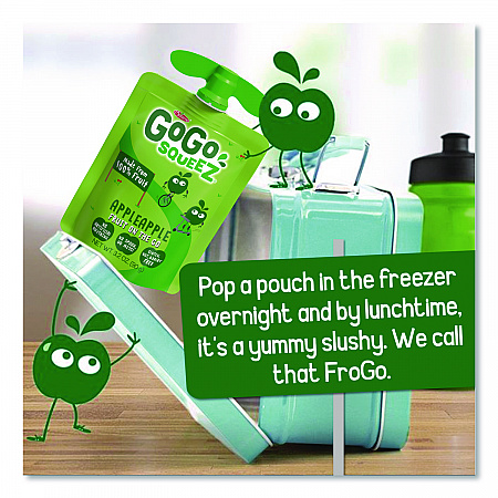 Fruit on the Go, (10) Apple/(10) Apple Cinnamon, 3.2 oz Pouch, 20/Box (24331019)