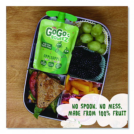 Fruit on the Go, (10) Apple/(10) Apple Cinnamon, 3.2 oz Pouch, 20/Box (24331019)