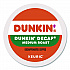 K-Cups, Dunkin' Decaf, 0.37 oz, 22/Box, 4 Boxes/Carton (400846)