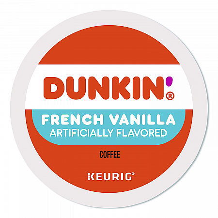 French Vanilla Coffee K-Cup Pods, 0.37 oz, 22/Box, 4 Boxes/Carton (400847)