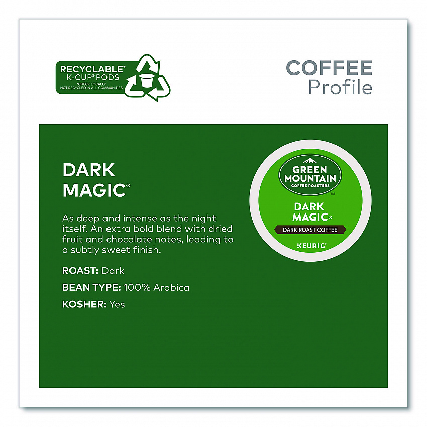 Dark Magic Extra Bold Coffee K-Cups, 0.4 oz, 48/Box (1635472)