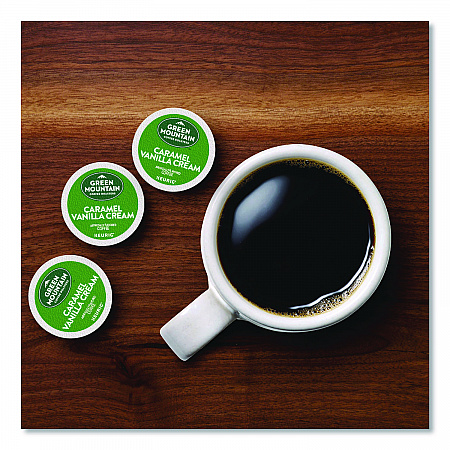 Caramel Vanilla Cream Coffee K-Cups, 0.33 oz, 48/Box (2140462)