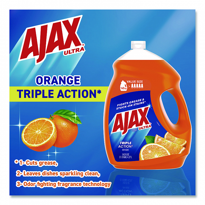 Dish Detergent Refill, Fresh Citrus Scent, 145 oz Bottle (61034144)