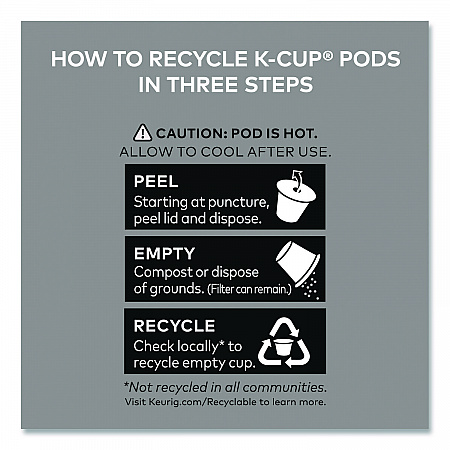 K-Cup Pods, Dunkin' Decaf, 44/Box (24306977)