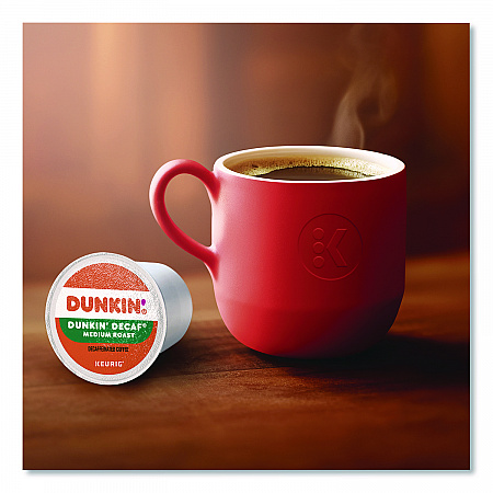 K-Cup Pods, Dunkin' Decaf, 44/Box (24306977)
