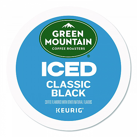 Classic Black Brew Over Ice Coffee K-Cups, 0.4 oz, 24/Box (5000372042)