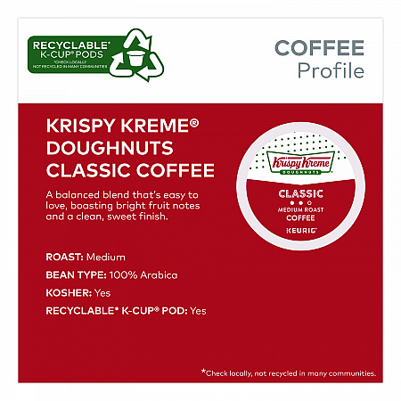 Classic Coffee K-Cups, Medium Roast, 0.33 oz, 48/Box (24306975)