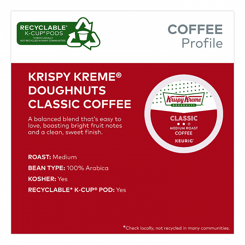 Classic Coffee K-Cups, Medium Roast, 0.33 oz, 48/Box (24306975)