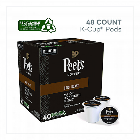 Major Dickason's Blend K-Cups, 0.44 oz, 40/Box (24306979)