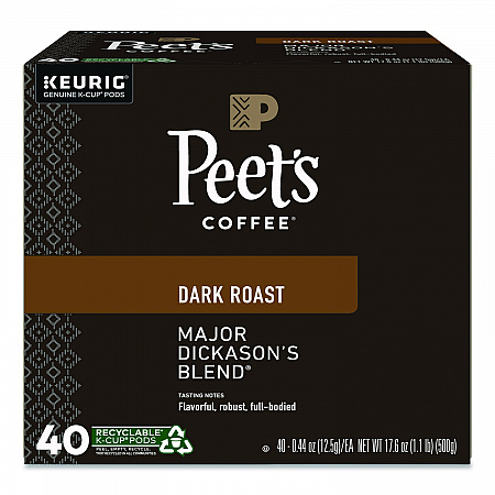Major Dickason's Blend K-Cups, 0.44 oz, 40/Box (24306979)