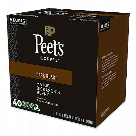 Major Dickason's Blend K-Cups, 0.44 oz, 40/Box (24306979)