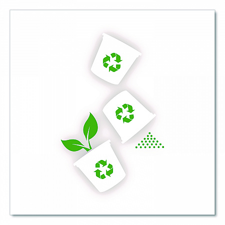K-Cycle K-Cup Pod Recycling Station, Plastic, Black/Green/White, 5/Pack (5000350630)