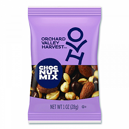 Chocolate Raisin Nut Mix, (8) 1 oz Bags (JOH36636)