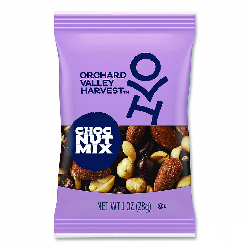 Chocolate Raisin Nut Mix, (8) 1 oz Bags (JOH36636)