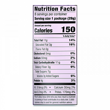 Chocolate Raisin Nut Mix, (8) 1 oz Bags (JOH36636)