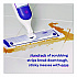 PowerMop Mopping Pads, 15.4 x 5.3, White/Purple, 8/Pack (08189PK)