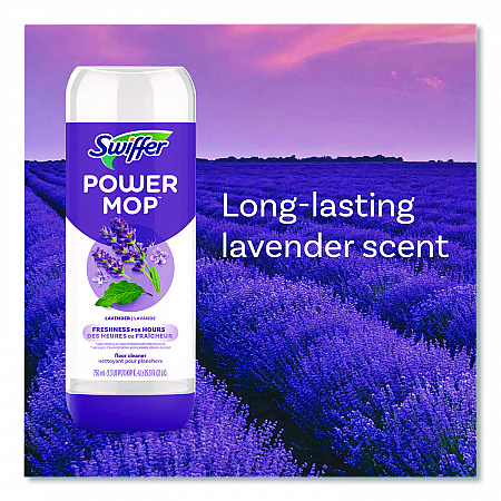 PowerMop Refill Cleaning Solution, Lavender Scent, 25.3 oz Refill Bottle, 2/Pack (08423)